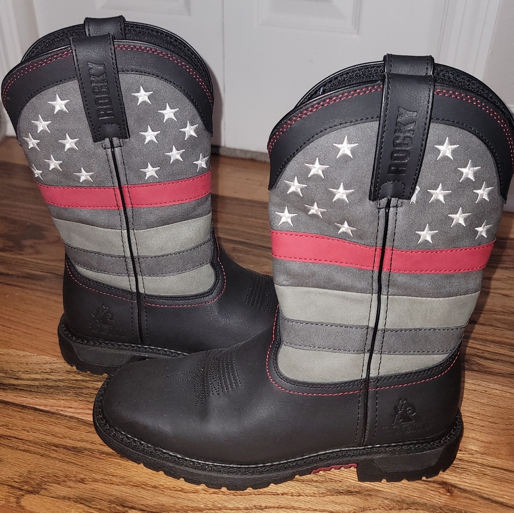 Rocky Red Line Western Boot